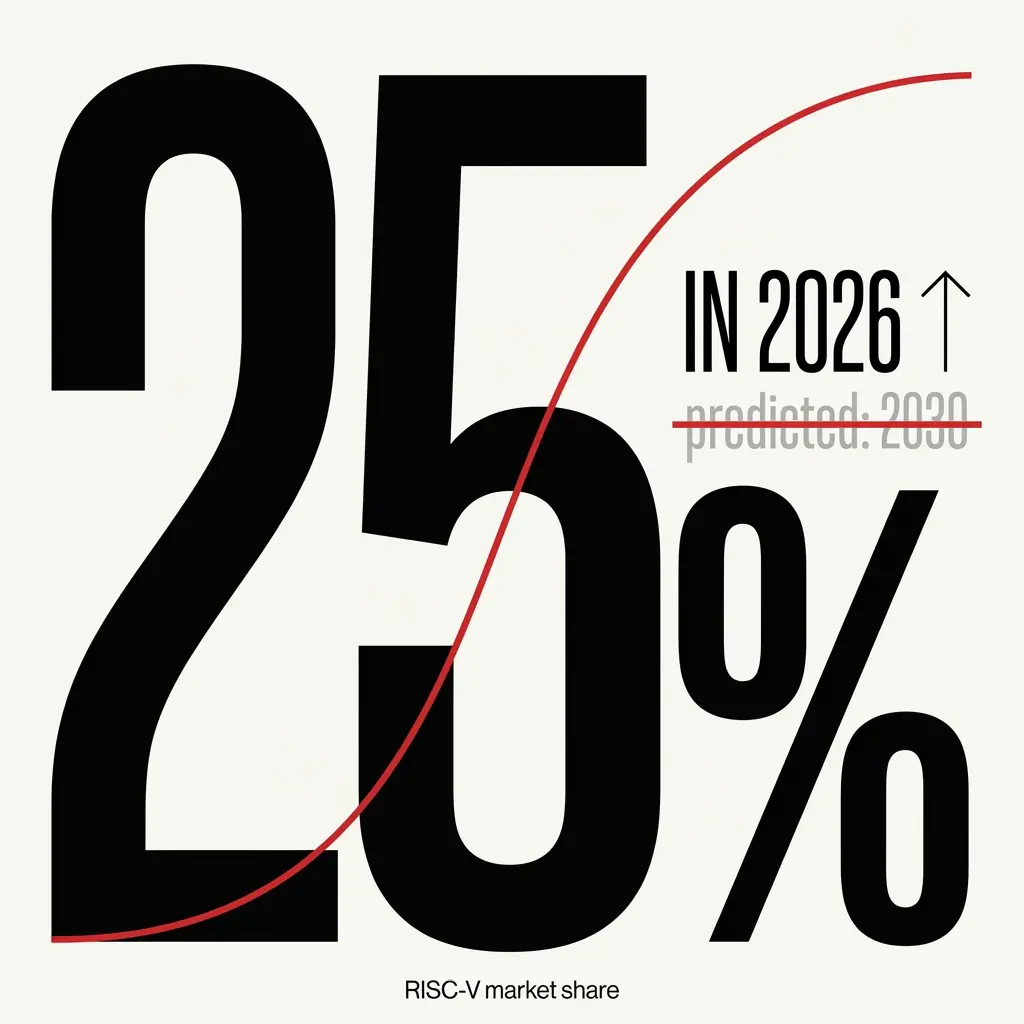 La Révolution de la Souveraineté Matérielle : Ce que la Part de Marché de 25% de RISC-V Nous Révèle sur l'Avenir des Infrastructures Propriétaires
